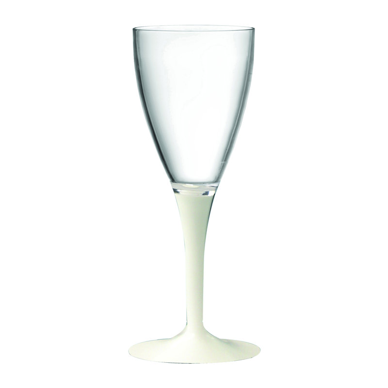 Verre à vin en polycarbonate - 12 pièces , Blanc