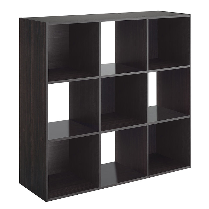 9-SECTION CUBE ORGANIZER-ESPRESSO, Expresso