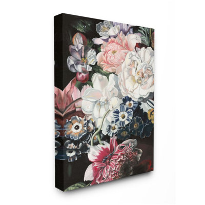 «Vintage Blooming Florals Assorted Baroque Bouquet» par Naomi McCavitt - reproduction d'art