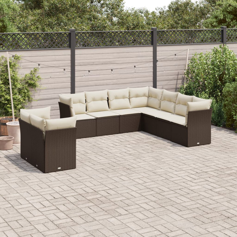Ensemble de canapé de jardin Vidaxl
