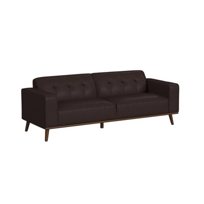 Okehampt Sofa with Wood Front in Pebble