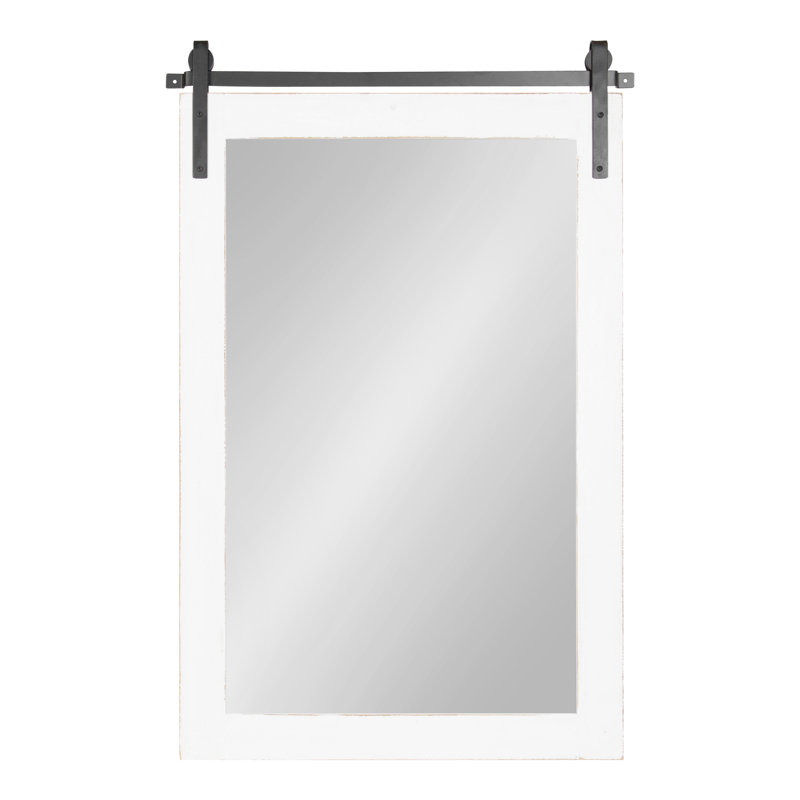 Miroir Dayanah, Blanc bord de mer, 26,75 po x 37,5 po