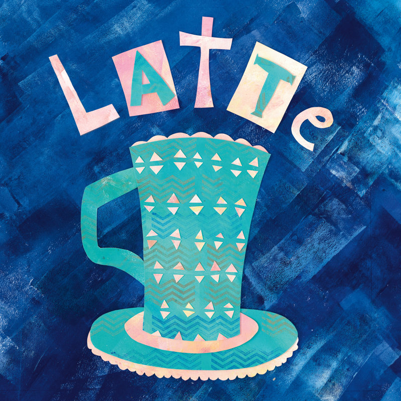 Cafe Collage IV by Wild Apple Portfolio - Wrapped Canvas Graphic Art Print, 51cm H x 51cm W