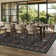 Kaldi Washable Area Rugs for Living Room Vintage Living Room Rug for Bedroom Traditional Low-Pile Carpet