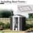 5x3 Feet Metal Storage Shed With Dark Grey Exterior & Rot Feature Aluminum Alloy Outdoor In And-118641030-118641031