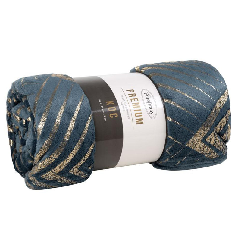 Eurofirany Blanket, Navy Blue