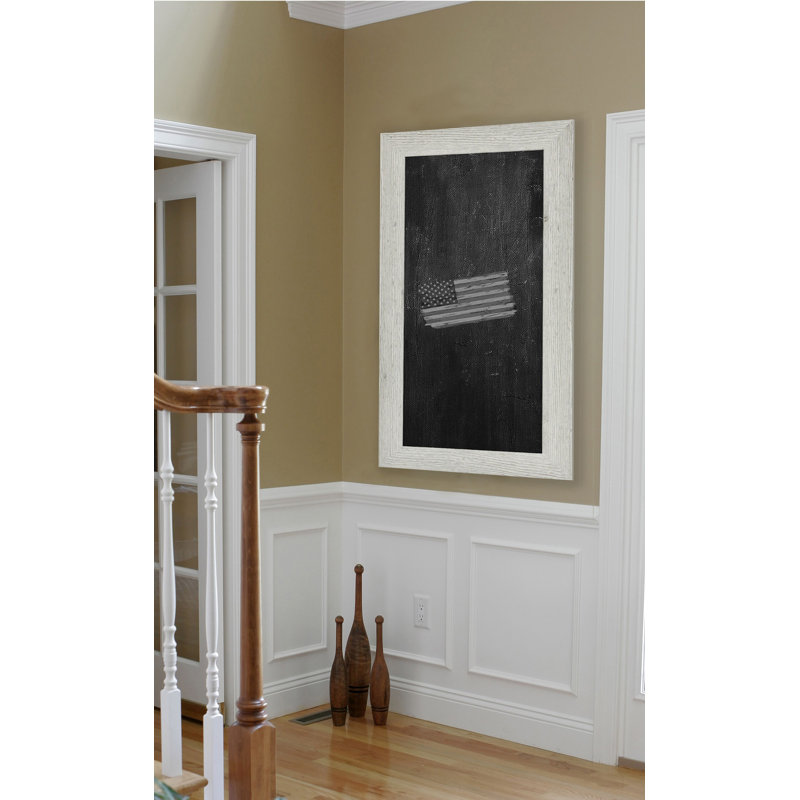 Tableau noir antique délavé, 78 po x 18 po