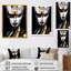 «Gold and Black Woman Glam Elegance III - Abstract Portraits», art mural-564340777-597793371