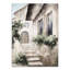 Escalier peint - peinture sur toile tendue