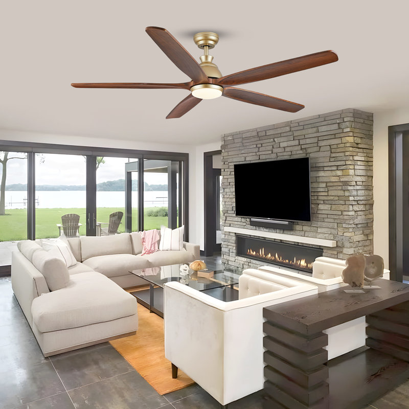 Ceiling Fan With Remote Control, 52"