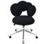 Chaise ergonomique en contreplaqué et en mousse avec pieds confortables et stables de 25,2 pouces de largeur