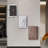 3 Pieces Japandi Wall Art Print Hanging Wall Decor Set with Rectangle Frame