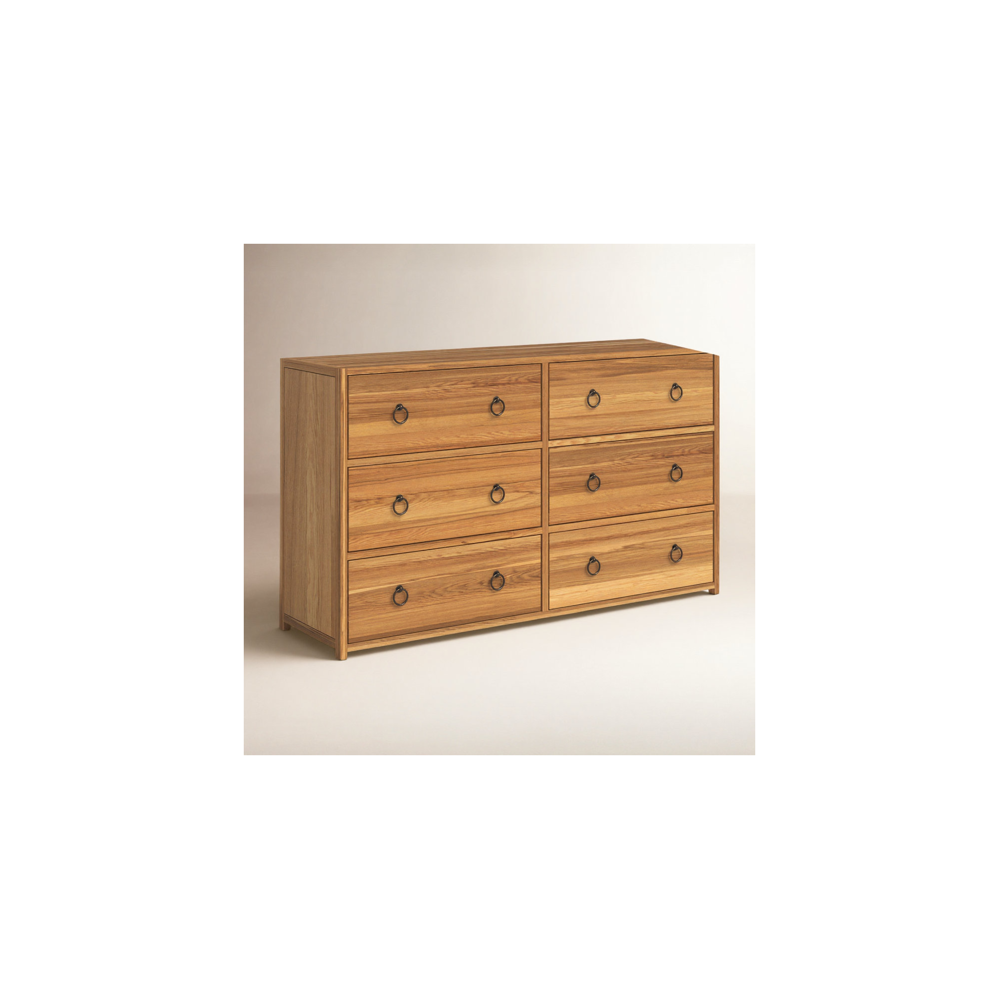 Elin 6 Drawer Dresser, Natural