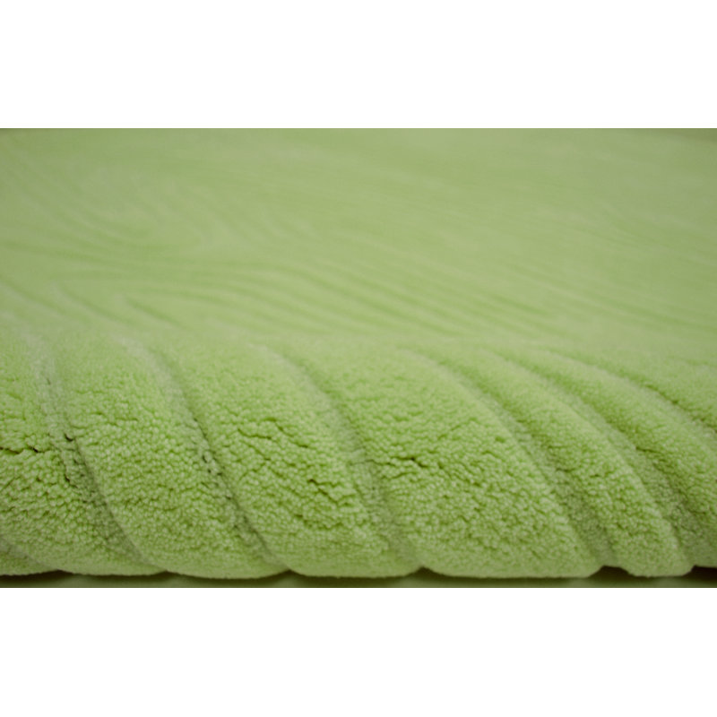 Zen Solid Colour Hand Woven Area Rug, Rectangle 70 x 140cm
