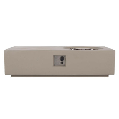 Rectangle 14.75" Mgo Fire Pit-50 000 Btu