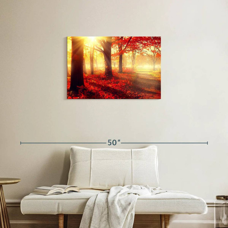 Harnek Sunny Fall Forest, 20" H x 30" W
