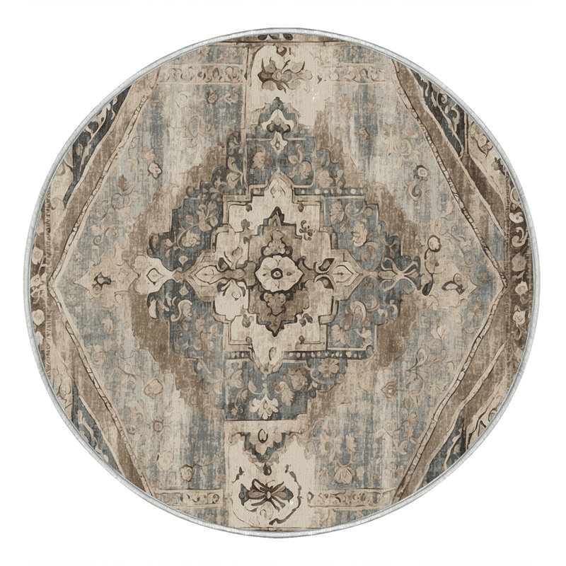 Vintage Elegance Rug, Round 8'