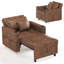 Emma-Leigh 1 Seater Fabric Accent Chairs Bed-333403771