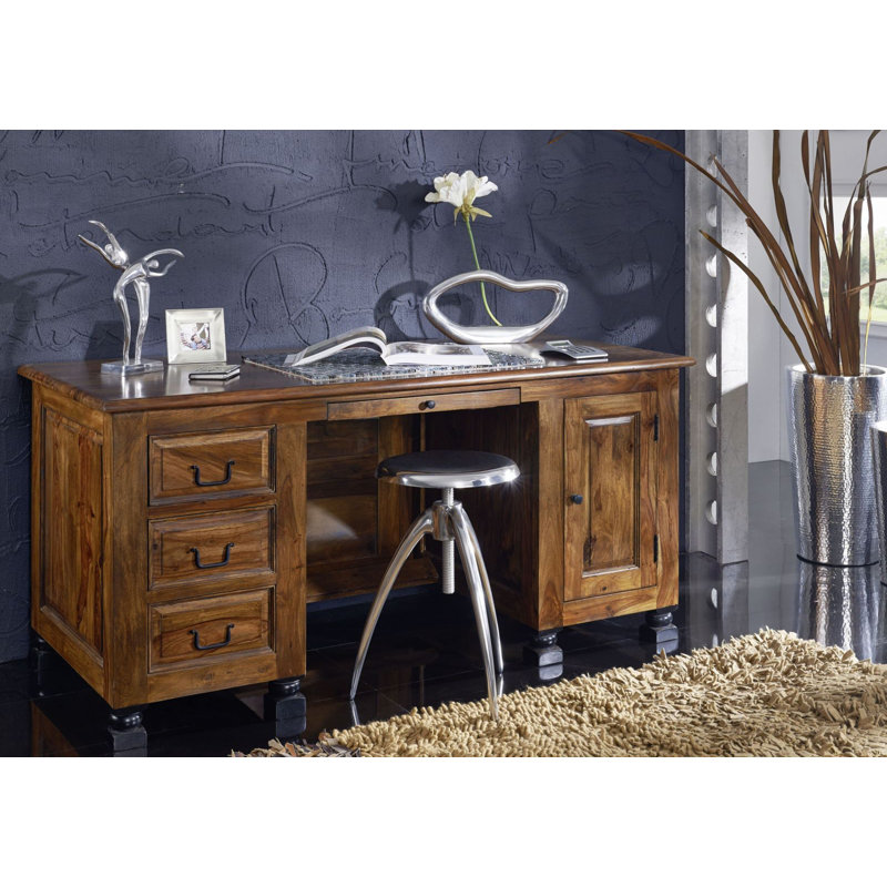 New Boston Solid Wood Writing Desk