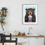 «Bear and Bubble Tea», reproduction encadrée sous verre, par Courtney Haley-553890920-553890924