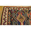 Tapis kilim antique à motif géométrique tribal à tissage plat