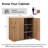 Accent Cabinet with Storage, Fluted Sideboard with Adjustable Shelves-1184712