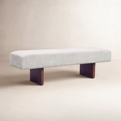 Gal Polyester Upholstered Bench