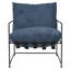 Inska Black Iron Hammock Style Occasional Chair-81088727-124176186