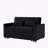 Collinward 53" W Murphy Sofa Bed Loveseat with Adjustable Tufted Back and USB Outlet-324341106-297002990
