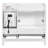 17.50'' Single Bathroom Vanity Base Only-99996290
