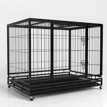 Petstuff Cage de Transport pour Chien, 2 Portes, 89 x 69 x 50 cm
