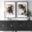  Velocity Framed Abstract Prints, S/2