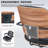 Upholstered Swivel  Office Chair with Adjustable Back-1159014972