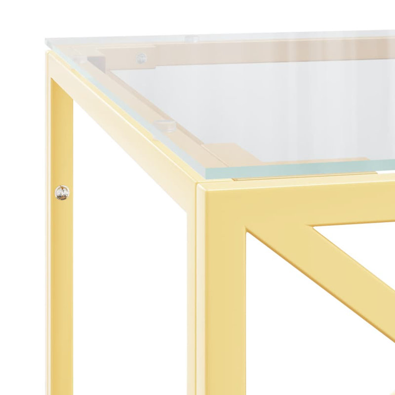 Nemacolin Frame Coffee Table, Gold, Transparent