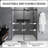 56-60 "W X 76" H Frameless Shower Door | Single Sliding | 1/4 Inch Transparent Tempered Glass With Explosion Proof Film | Stainless Steel Handle | Matte Black-121264128