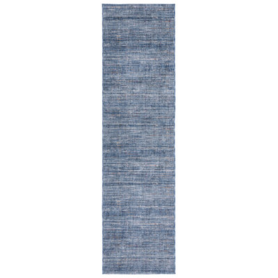 Tapis bleu marine / beige en polyester tissé à la machine Lauren Ralph Lauren Mars
