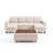 Sherry 106“  Upholstered Modular U-Shape Modular Sectional with Storage, Charging & Cup Holders-120621030-126733097