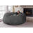 Bean Bag Chair Lounger - Giant 8 Foot Classic Shredded Memory Foam Filled Furniture Bean Bag Chair Lounger with Removable and Machine Washable Cover - Big Bean Bag Sofa Lounger with Soft Micro Fiber Cover - Eight Foot Bean Bag Lounger in Multiple Colors-10409601