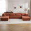 Canapé-lit convertible au sol avec conception modulaire, mousse à mémoire de forme haute densité et tissu facile à nettoyer pour un confort multifonctionnel.-253321544