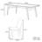 Nordic minimalist rectangular dining table set-104041806