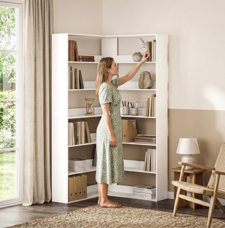 180.01 cm H x 90.01 cm W Bookcase