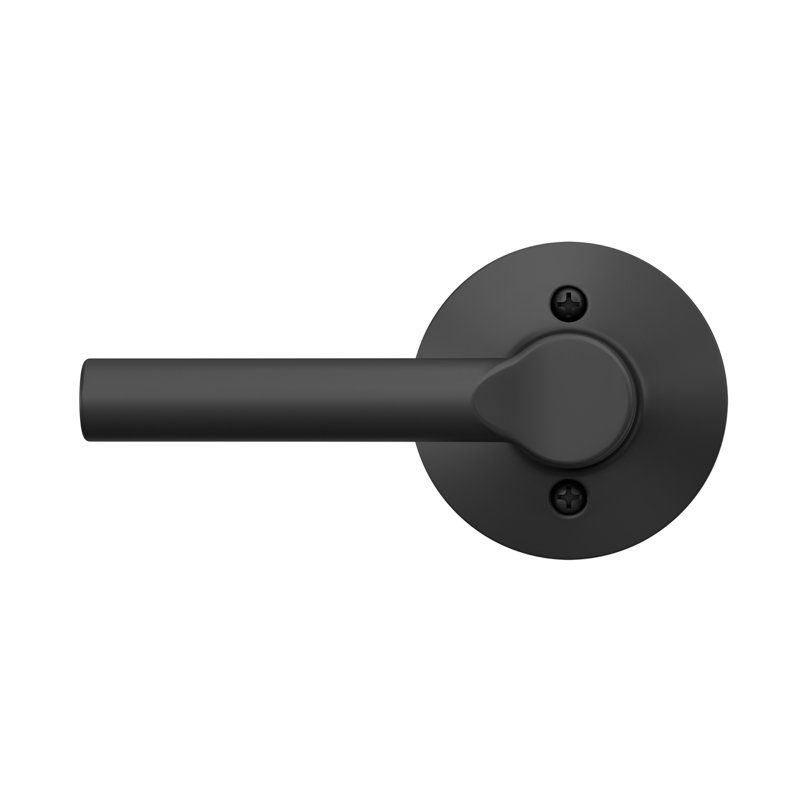 Broadway Lever Non-Turning Lock, Matte Black