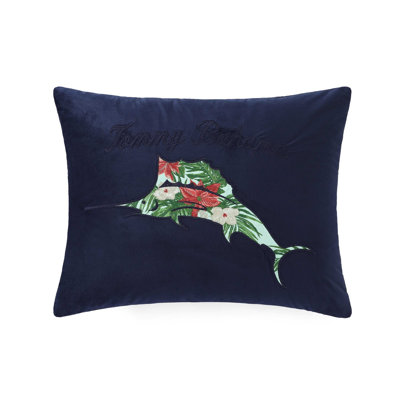 Tommy Bahama Holiday Marlin Blue Throw Pillow