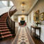 2-Light Glass Semi Flush Mount
