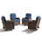 Alakai 6-Piece Outdoor Wicker Family Patio Swivel Chair Conversation Set With Side Tables-538122914
