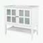 Bathroom Vanity with Ceramic Sink, Adjustable Shelf and open bottom shelf-874837963