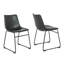 Chaise d'appoint en cuir Maxym Nia Vegan-901594083