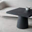 Table d'appoint carrée avec base piédestal