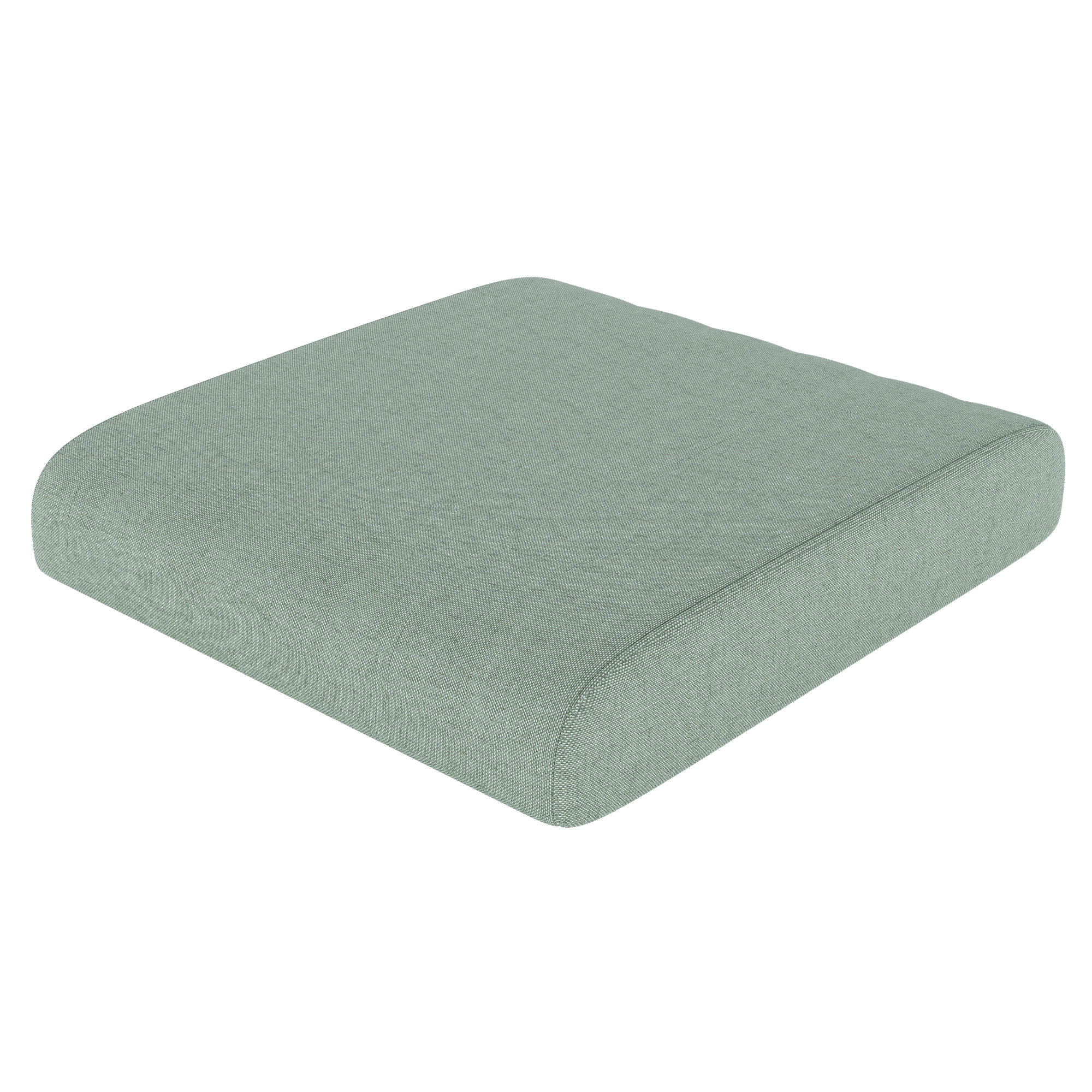 Sunbrella® Outdoor Ottoman Cushion, 4" H x 22" W x 20" D, Canvas Spa Sunbrella® Canvas
