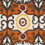 Tapis bourgogne en coton Allison Ikat-19267882